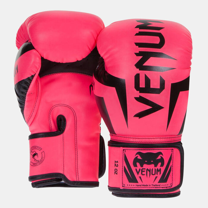 Venum Elite Boxing Gloves - 12oz Pink image number 0