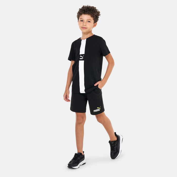 PUMA Kids' Essentials+ Shorts Black image number 2