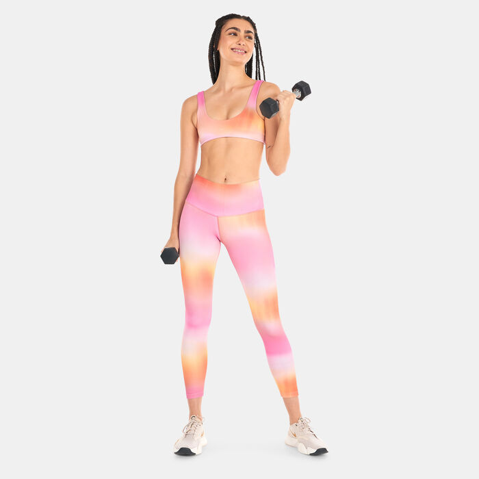 Nike Women's Dri-FIT Alate U-Back Allover Sports Bra Pink Nike Women's Dri-FIT Alate U-Back Allover Sports Bra Pink image number 2