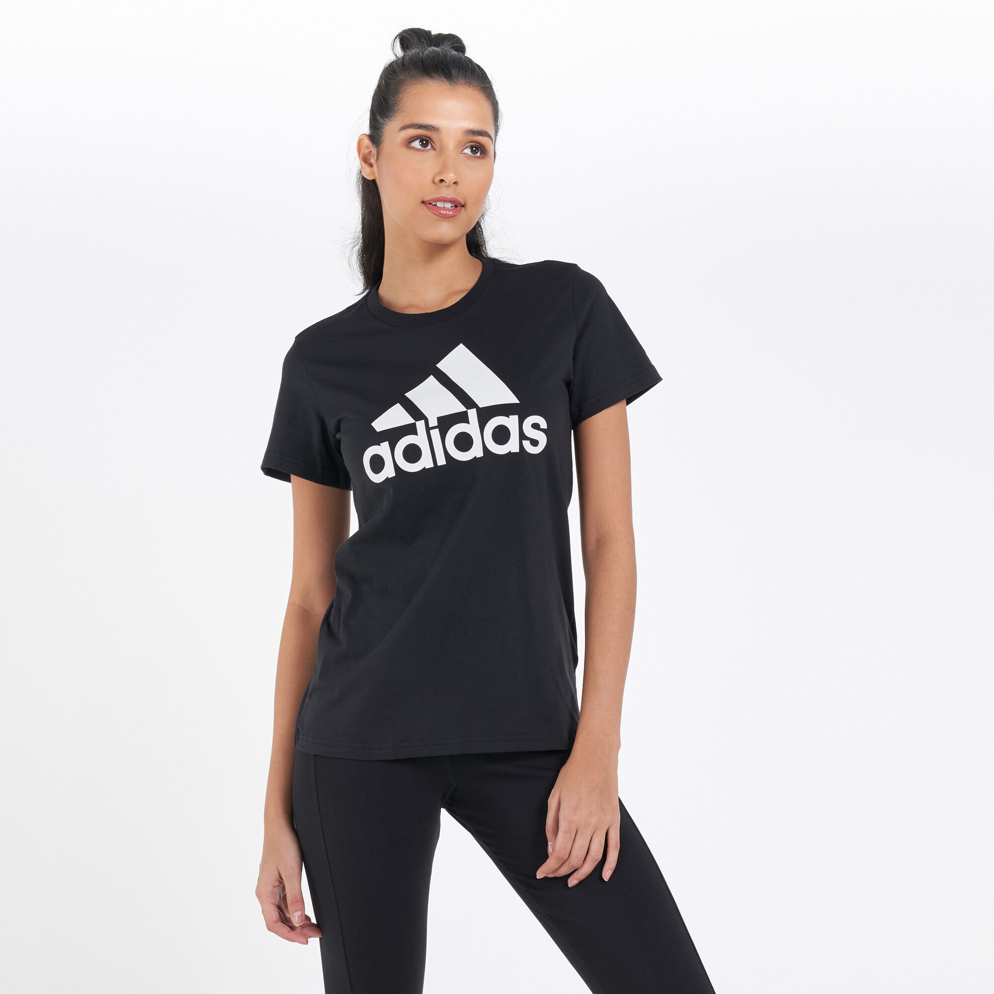 Women s Must Haves Badge of Sport T Shirt Black adidas in Qatar SSS