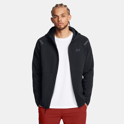 Under Armour Men's Unstoppable Fleece Full-Zip Hoodie Black