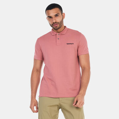 Timberland Men's Small Logo Polo Shirt Brown Timberland Men's Small Logo Polo Shirt Brown