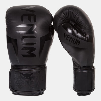Venum Elite Boxing Gloves (8oz) Black