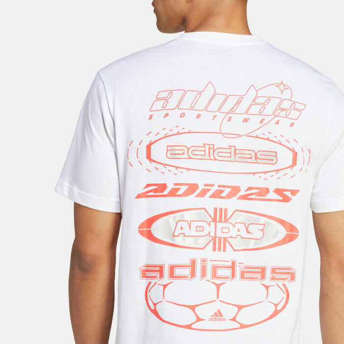 adidas Men's House of Tiro Summer Graphic T-Shirt White adidas Men's House of Tiro Summer Graphic T-Shirt White image number 4