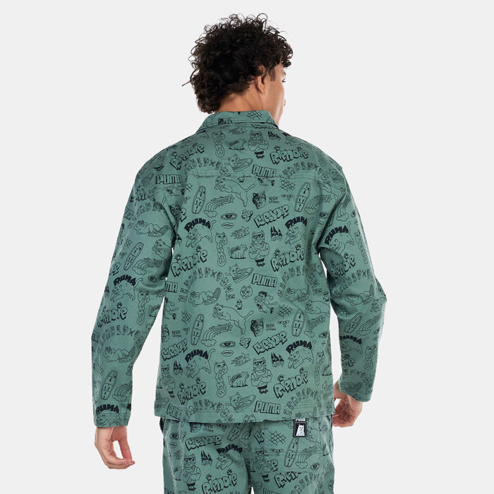 PUMA  Men's x RIPNDIP Shirt Green image number 1