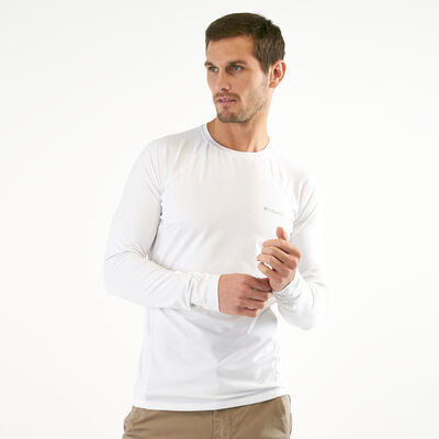 Columbia Midweight Stretch Long Sleeve T-Shirt White Columbia Midweight Stretch Long Sleeve T-Shirt White