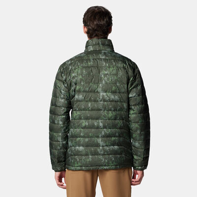 Columbia Men's Powder Lite II Printed Jacket Green