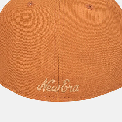 New Era Men's Logo Script 59FIFTY Cap Brown