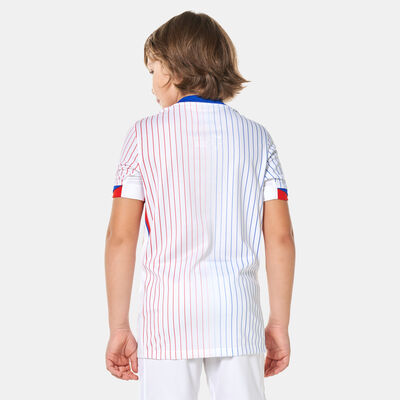 Nike Kids' FFF (France) Stadium Dri-FIT Replica Away Football Jersey - 2024 White Nike Kids' FFF (France) Stadium Dri-FIT Replica Away Football Jersey - 2024 White