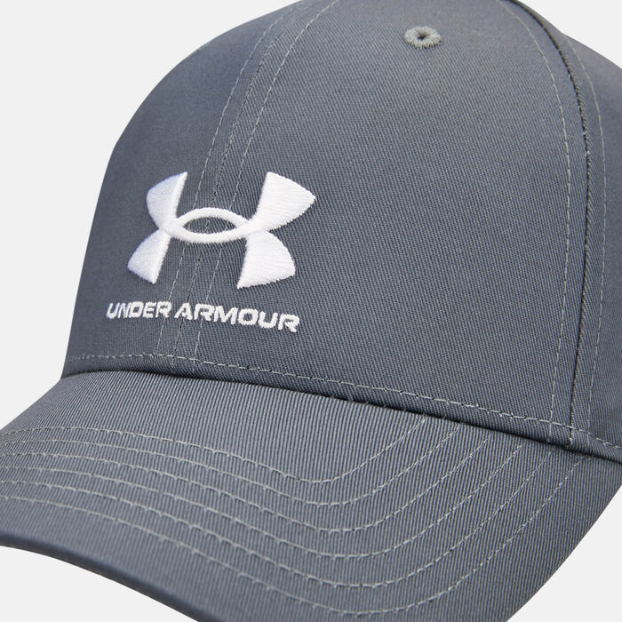 Under Armour Mens Branded Adjustable Cap Grey Under Armour Mens Branded Adjustable Cap Grey image number 2