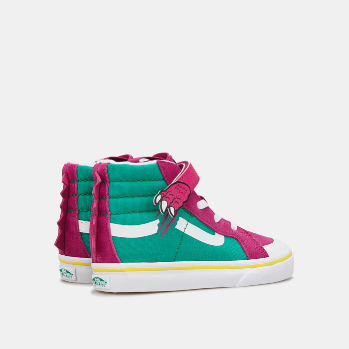 Vans Kids’ Dino SK8-HI Velcro Unisex Shoe (Baby and Toddler) Green Vans Kids’ Dino SK8-HI Velcro Unisex Shoe (Baby and Toddler) Green image number 2