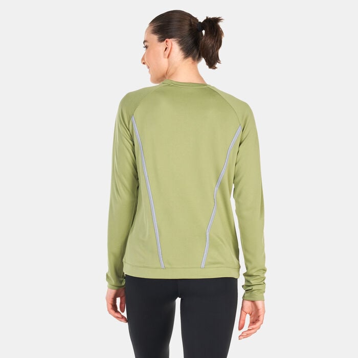 Nike Women's Dri-FIT Icon Clash Pacer Top Green Nike Women's Dri-FIT Icon Clash Pacer Top Green image number 1