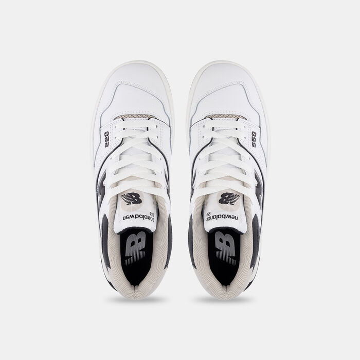 New Balance Kids' BB550 Shoes White image number 4