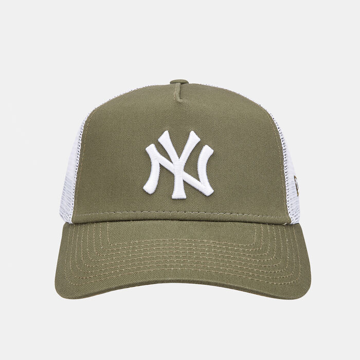 New Era Men's MLB New York Yankees A-Frame Trucker Cap Green New Era Men's MLB New York Yankees A-Frame Trucker Cap Green image number 0
