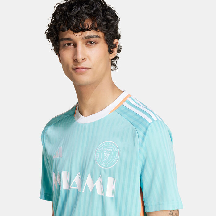 adidas Men's Inter Miami 24/25 Lionel Messi Third Replica Football Jersey Green adidas Men's Inter Miami 24/25 Lionel Messi Third Replica Football Jersey Green image number 3