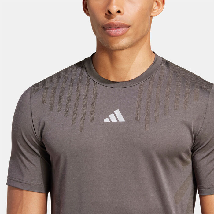 adidas Men's HIIT Airchill Training T-Shirt Green adidas Men's HIIT Airchill Training T-Shirt Green image number 3