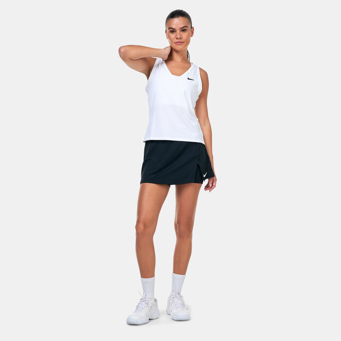 Nike Women's Court Victory Tennis Tank White Nike Women's Court Victory Tennis Tank White image number 2