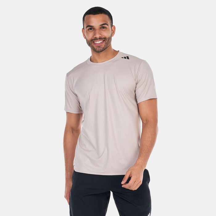 adidas Men's Designed For Training Strength Workout T-Shirt Brown adidas Men's Designed For Training Strength Workout T-Shirt Brown image number 0
