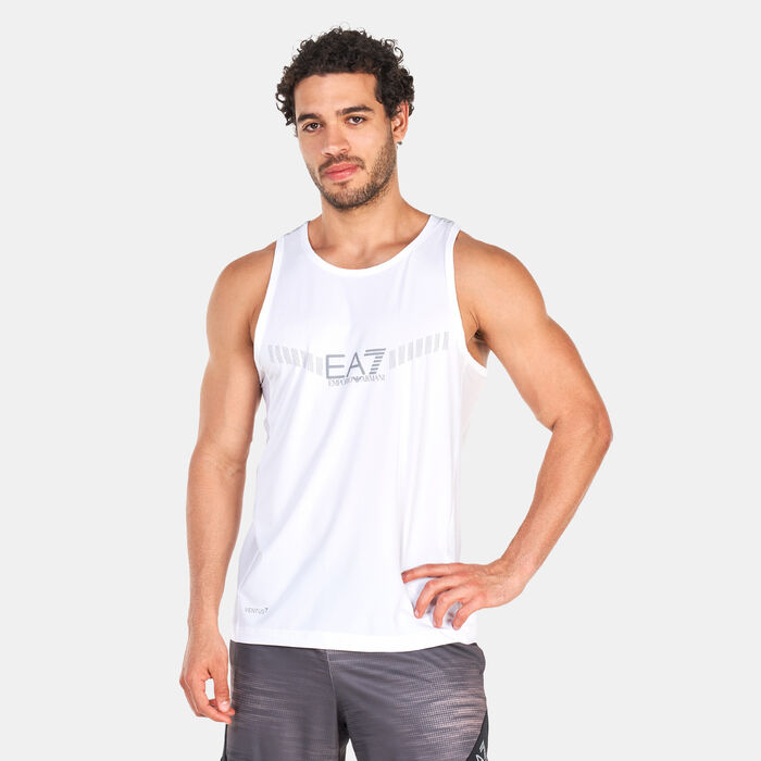 EA7 Emporio Armani Men's VENTUS7 Tank Top White image number 0