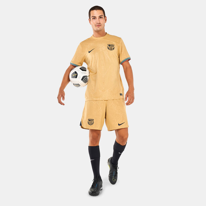 Nike Men's F.C. Barcelona Dri-FIT Stadium Away Football Shorts - 2022/23 Beige Nike Men's F.C. Barcelona Dri-FIT Stadium Away Football Shorts - 2022/23 Beige image number 2