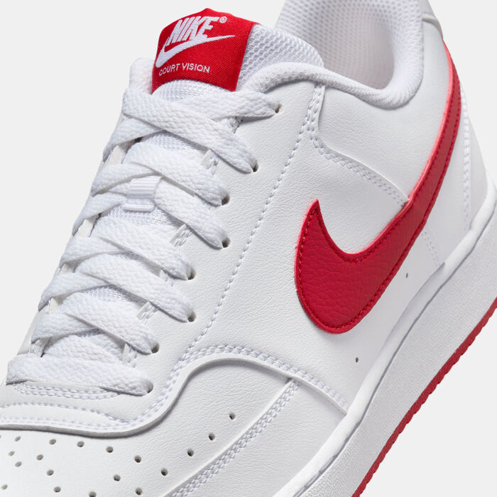 Nike Men's Court Vision Low Next Nature Shoes White Nike Men's Court Vision Low Next Nature Shoes White image number 4