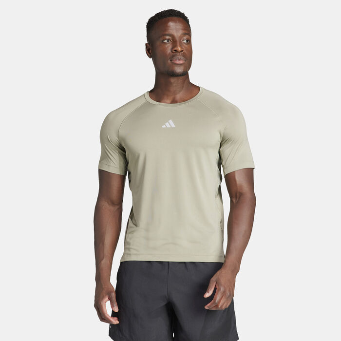 adidas Men's Gym Training T-Shirt Green adidas Men's Gym Training T-Shirt Green image number 0