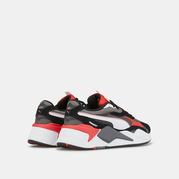 PUMA Kids' RS-X³ Twill AirMesh Shoe Grey PUMA Kids' RS-X³ Twill AirMesh Shoe Grey image number 2