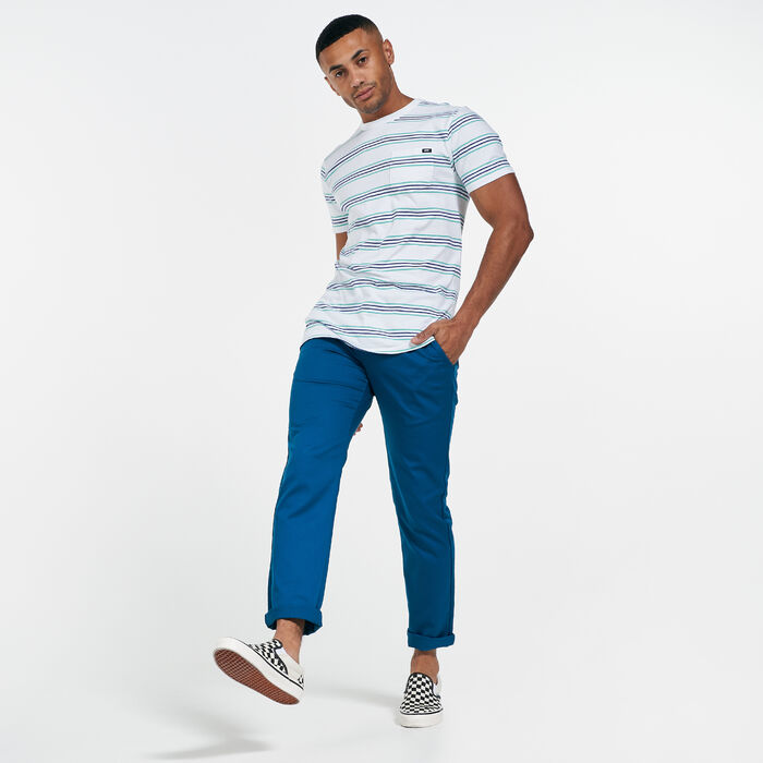 Vans Men's Authentic Chino Stretch Pants Blue Vans Men's Authentic Chino Stretch Pants Blue image number 2