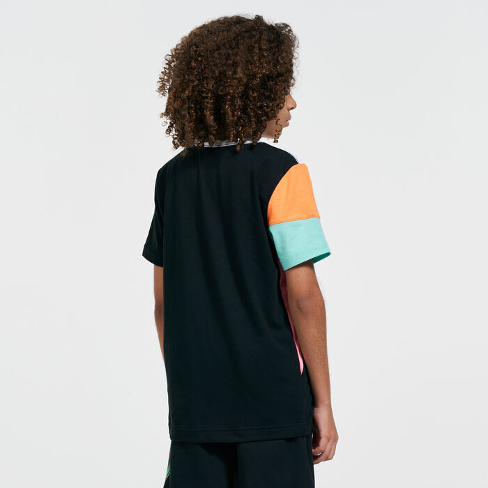Nike Kids' Sport DNA Blocked T-Shirt Black Nike Kids' Sport DNA Blocked T-Shirt Black image number 1
