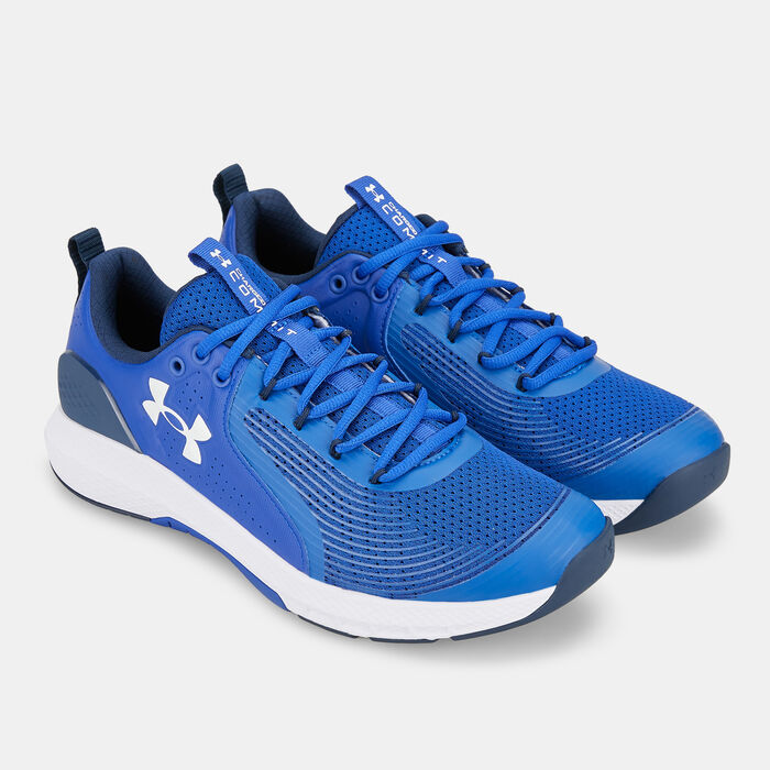 Under Armour Men's UA Charged Commit 3 Training Shoe Blue Under Armour Men's UA Charged Commit 3 Training Shoe Blue image number 2