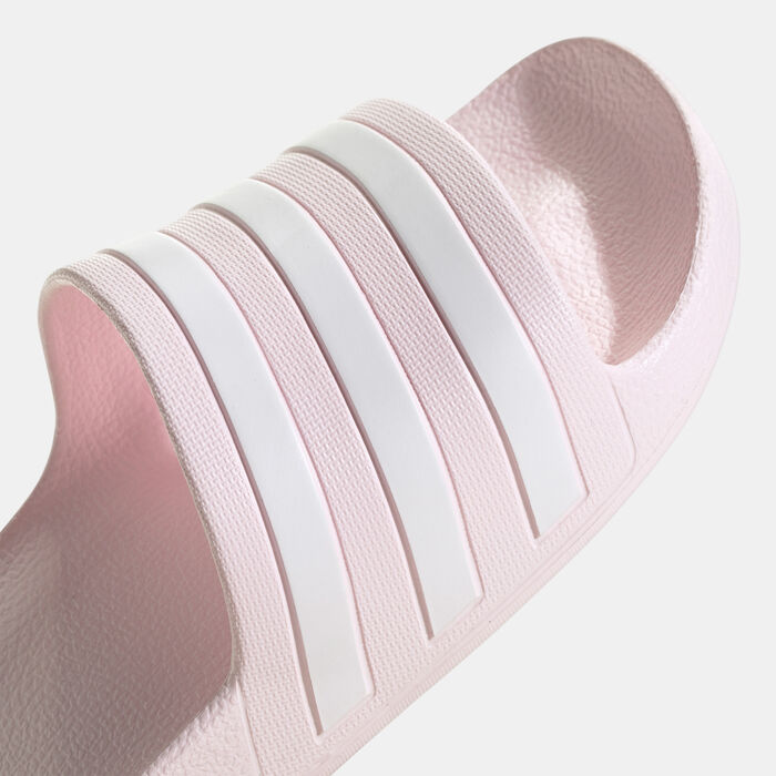 adidas Women's Adilette Aqua Slides Pink adidas Women's Adilette Aqua Slides Pink image number 2