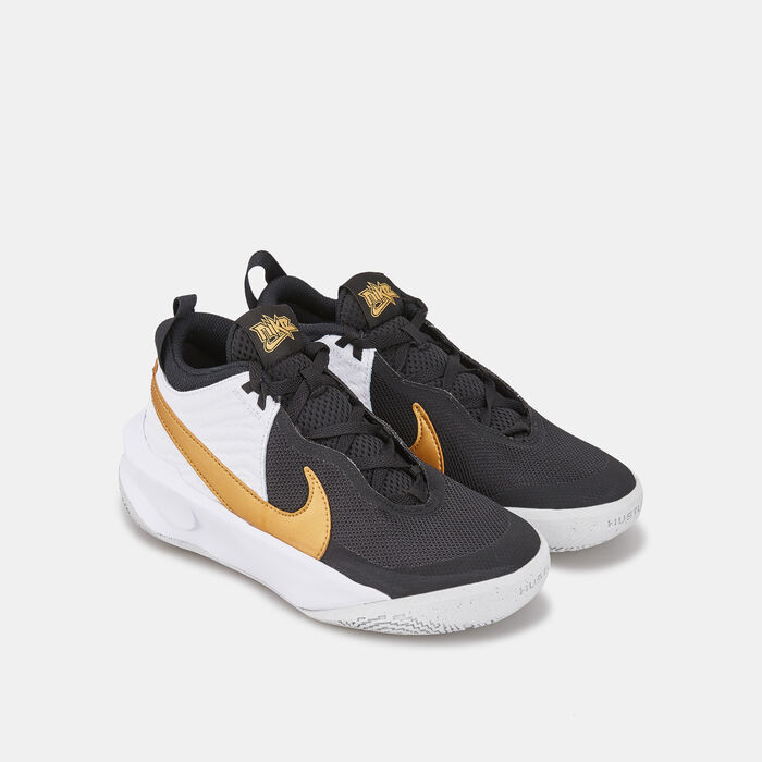 Nike Kids' Team Hustle D 10 Shoe White image number 1
