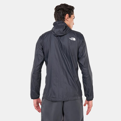 The North Face Men's Athletic Outdoor Full-Zip Wind Jacket Grey The North Face Men's Athletic Outdoor Full-Zip Wind Jacket Grey