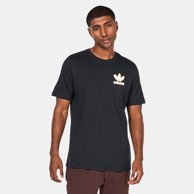 adidas Originals Men's Fire Trefoil T-Shirt Black adidas Originals Men's Fire Trefoil T-Shirt Black