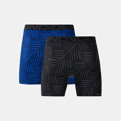 Under Armour Men's Tech™ 6-Inch Boxerjock® Boxers (2 Pack) Grey