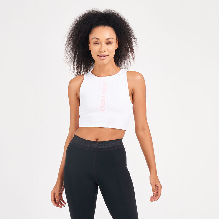 Nike Women's Pro Tank Top White image number 0