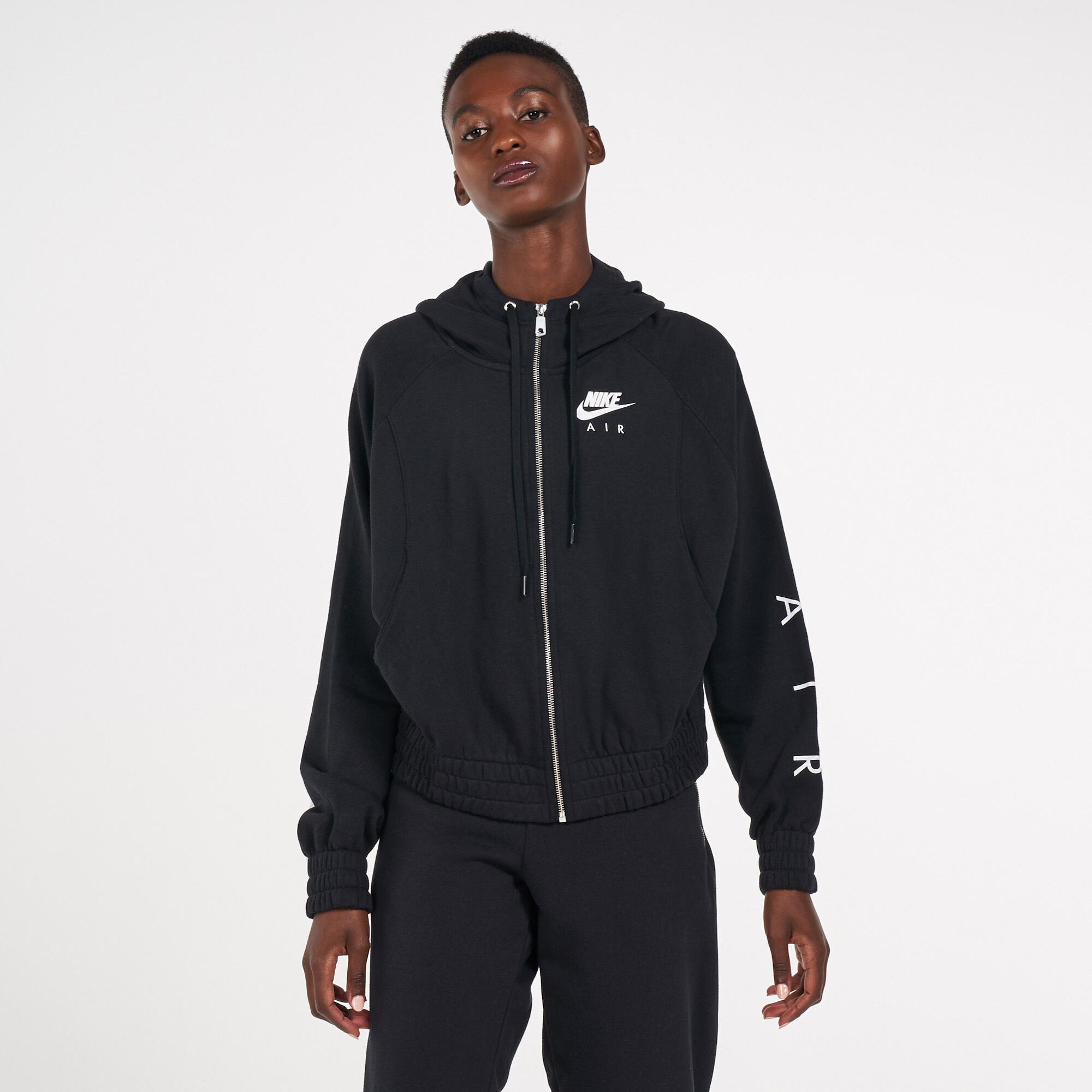 Women s Sportswear Air Fleece Hoodie Black Nike in Qatar SSS