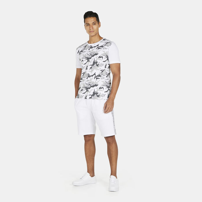 Sun and Sand Sports Men's Camo Side Panel Shorts White image number 2