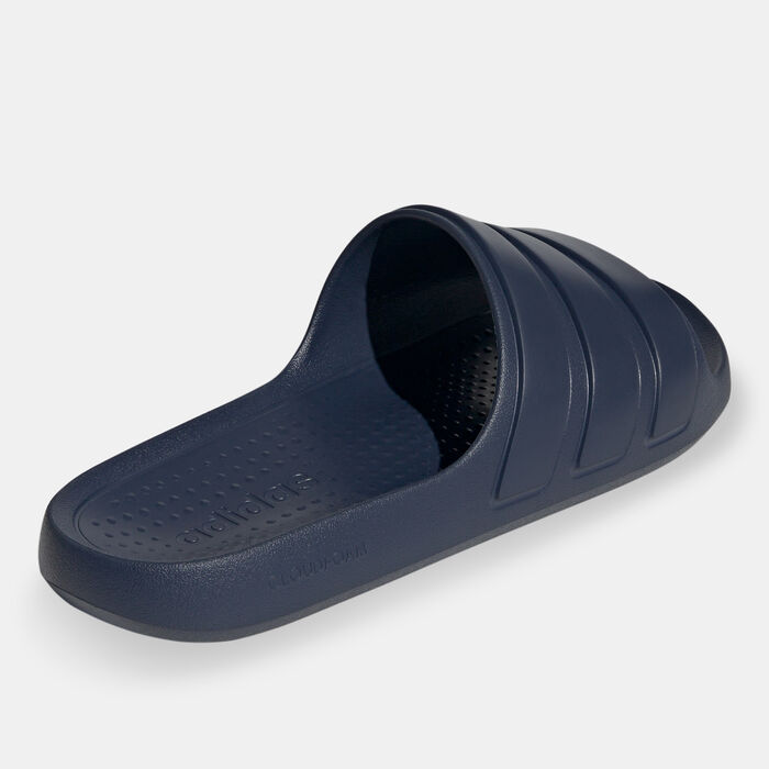 adidas Men's Adilette Flow Slides Grey adidas Men's Adilette Flow Slides Grey image number 2