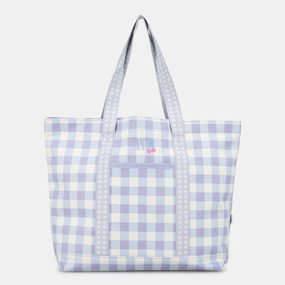 Vans Women's Mixed Up Gingham Tote Bag Purple Vans Women's Mixed Up Gingham Tote Bag Purple