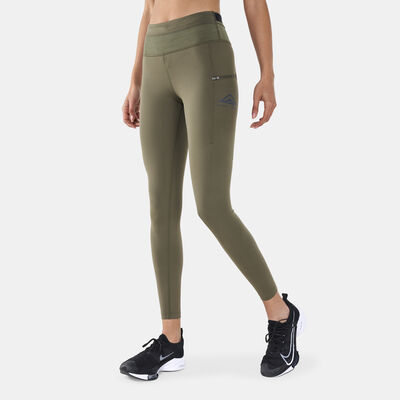 Nike Women's Epic Luxe Trail Leggings Brown