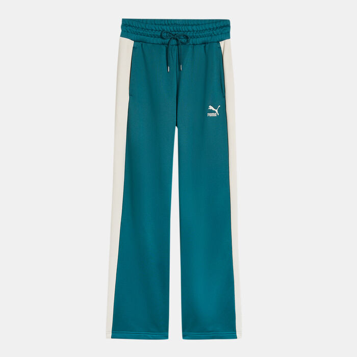 PUMA Women's Iconic T7 Track Pants Green PUMA Women's Iconic T7 Track Pants Green image number 0