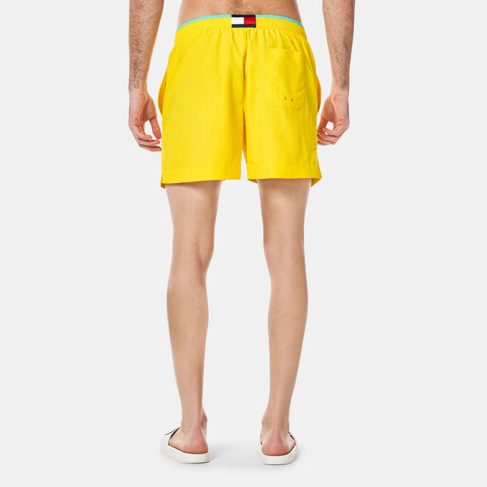 Tommy Hilfiger Men's Flag Recycled Swimming Shorts yellow Tommy Hilfiger Men's Flag Recycled Swimming Shorts yellow image number 1