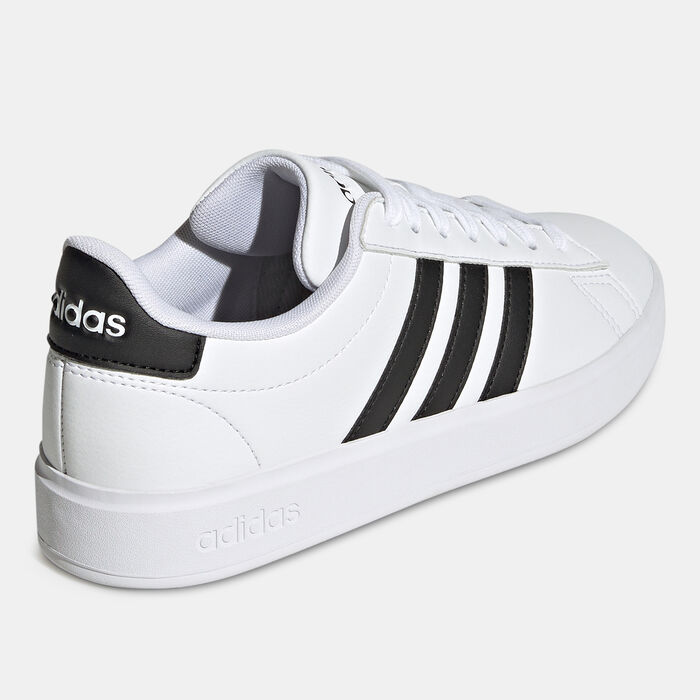 adidas Women's Grand Court Cloudfoam Lifestyle Court Comfort Shoe White adidas Women's Grand Court Cloudfoam Lifestyle Court Comfort Shoe White image number 2
