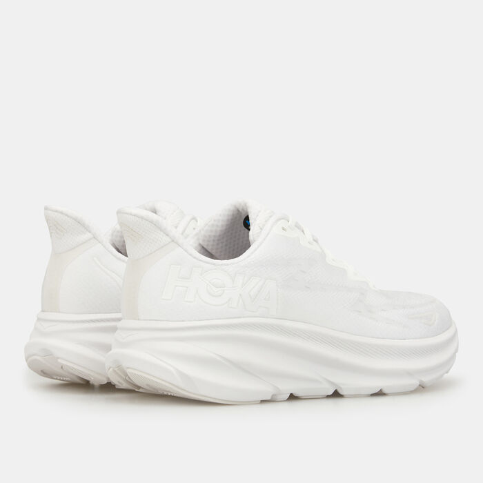 HOKA Men's Clifton 9 Running Shoe White image number 3