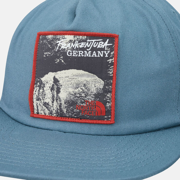 The North Face Embroidered Earthscape Ball Cap Blue The North Face Embroidered Earthscape Ball Cap Blue image number 2