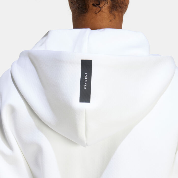 adidas Women's Z.N.E. Hoodie White image number 4