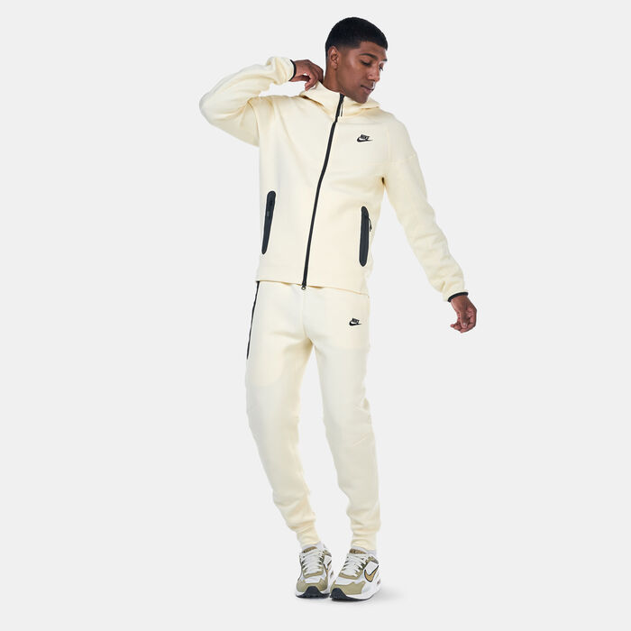 Nike Men's Sportswear Tech Fleece Windrunner Full-Zip Hoodie Ivory image number 2