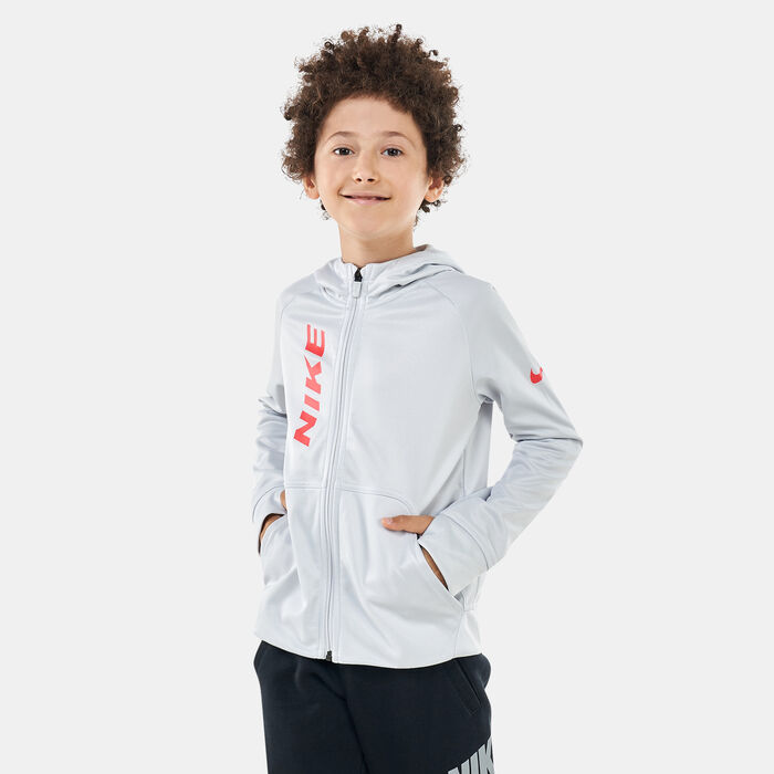 Nike Kids' Therma-FIT Sweatshirt White Nike Kids' Therma-FIT Sweatshirt White image number 0
