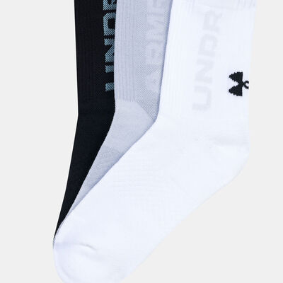 Under Armour 3-Maker Mid-Crew Training Socks (3 Pairs) Black Under Armour 3-Maker Mid-Crew Training Socks (3 Pairs) Black